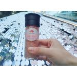 Customized 90ml Plastic Lid Salt and Pepper Grinder Glass Jar With Condiment for sale