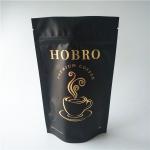 Resealable Tea Bags Packaging Aluminum Foil Stand Up Coffee Bag With Valve