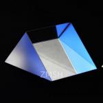 Fused Quartz Optical Prisms UV/VIS Transmission Custom Angles for sale