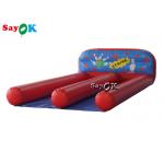 PVC Inflatable Bowling Alley 19.69*9.84ft Outdoor Bowling Carnival Game for sale