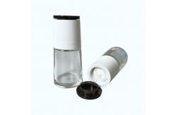 China refillable 120ml Glass Ceramic Salt And Pepper Mills supplier
