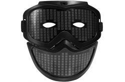 China Party Festival Smart Bluetooth LED Face Mask Programmable App Controlled supplier