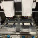 Double Head Glass Engraving Machine Making Mobile Phone Cover for sale