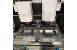 China Double Head Glass Engraving Machine Making Mobile Phone Cover supplier