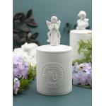 Flame Retardant Ceramic Candle Container Medium Stylish Candle Holder 1.2kg