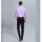 Men Business Dress Shirts Short Sleeve Stylish Anti - Pilling Turn Down Collar