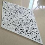 1000x1000x1000mm Aluminum Metal Ceiling Clip In Metal Triangular Ceiling for sale