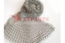 China Space Partition Stainless Steel Metal Ring Mesh 1.2mmx10mm supplier