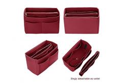 China 3mm Foldable Organizer Insert EN71 Felt Handbag With Zipper supplier