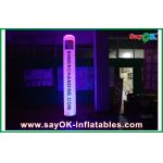 Advertising LED Inflatable Lighting Decoration Column Inflatable Pillar With Logo Printing for sale