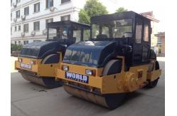 China Streamlined Shape Smooth Drum Vibratory Roller Flexible Steering Drum Road Roller supplier