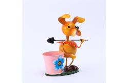 China Handcrafted Metal Dogs Garden Ornaments With ODM/OEM Service supplier