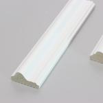 White Decorative Skirting Tile Baseboard Primed Moulding With Led Light for sale