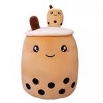 Cloud Like Touch Washable Plush Milk Tea Cup Pillow