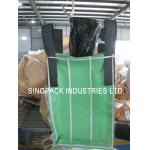 Powder packing 4-Panel baffle bag 1000KGS OF 100% virgin green PP fabric for sale