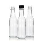 150ml Round 5oz Hot Sauce Bottles Glass Seasoning Bottle for sale