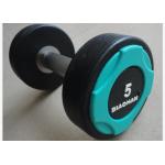 25kg Black PU Stainless Handle Gym Weights Dumbbells for sale