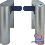 Customized Size Half Height Rustproof Swing Gate Barrier With Card Reader for sale