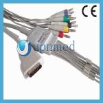 GE Marqutte 10 lead ecg/ekg cable ,Banana,4.0mm for sale