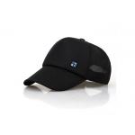 Black Mesh Trucker Hat 5 Panels , Custom Mesh Snapback Hats Patch Embroidery Logo for sale