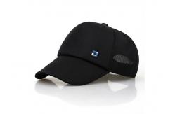 China Black Mesh Trucker Hat 5 Panels , Custom Mesh Snapback Hats Patch Embroidery Logo supplier