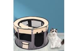 China Portable Foldable Cat House Playpen And Puppy Playpen Pet Tent supplier