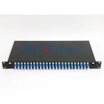 1U 24 Port LC Duplex Fiber Optic Junction Box for Optical network , Standard size for sale