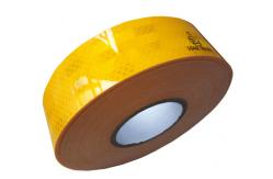 China Exterior Custom Yellow Prism Conspicuity Reflective Tape For  Jacket  Trailer supplier