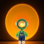CE Astronaut Robot Sunset Projector Light For Kids for sale