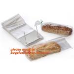Bakery use FDA approved food grade custom logo clear 30microns wicketted pe bags for bread,micro-perforated plastic bag for sale