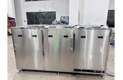 China 28KHZ 40KHZ Ultra Sonic Washer Four Tank Ultrasonic Bath Machine Customization Supported supplier