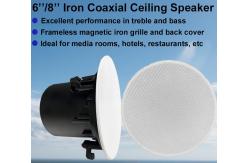 China 30W//15W/7.5W3.8W Ceiling Speaker 6-inch Coaxial Speaker Commercial Audio 100V/70V/8ohm OEM ODM Factory Direct Sale supplier
