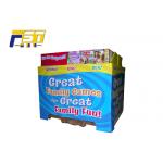 Multipurpose Paper Material Pallet Display Rack Easy Disassembled For Exhibitions
