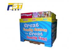 China Multipurpose Paper Material Pallet Display Rack Easy Disassembled For Exhibitions supplier