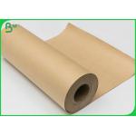 100gsm Good Strength Roll Brown Kraft Paper food Grade of 31inch 43inch Width