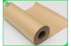 China 100gsm Good Strength Roll Brown Kraft Paper food Grade of 31inch 43inch Width supplier