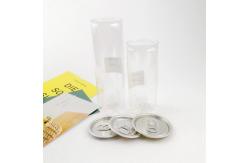 China Slim Shape 330ml Plastic Beverage Cans For Milk Water supplier