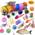 Kitten Toys Cotton Collapsible Cat Tunnels For Indoor Interactive for sale