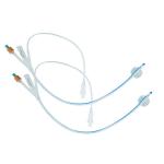 Disposable Medical All Silicone Foley Catheter 2 / 3 Way For Adult for sale