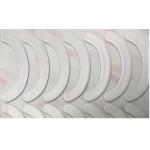 White PTFE Computer Mouse Feet Backed With Double Sided Adhesive Tape