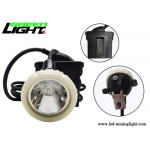 Rechargeable Li - Ion Battery Led Miners Cap Lamp 16 Hours Working Time 10000lux Brightness for sale