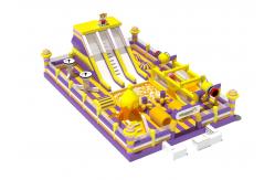 China Tiger Fun Park Playground With Big Slides And Obstacles Course supplier