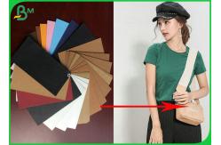 China 0.55MM Foldable And Reusable Wosheble Kraft Peiper For Making Kangaskassi supplier