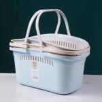 Thickened Material Polished Plastic Storage Box Organizer Not Break 278g for sale