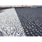 200-200KN/M Polyester Geogrid Woven Coated Warp Knitted Soft Soil Foundation