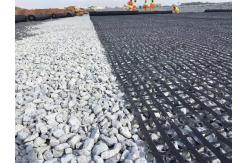 China 200-200KN/M Polyester Geogrid Woven Coated Warp Knitted Soft Soil Foundation supplier