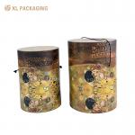 Flower Round Cardboard Paper Tube Packaging Gift Box Logo Printed Cylinder Paper Box for sale