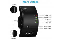 China 300Mbps Extender Wireless Signal Range Extender WPS 240V 2.48GHz supplier