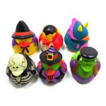 Duck Shape Rubber Bath Toys Police Floating Bath Safe Rubber Duck Soft Feeling for sale