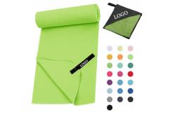 China Personalised Suede Printed Microfiber Gym Towel Quick Dry For Sea Swimming supplier
